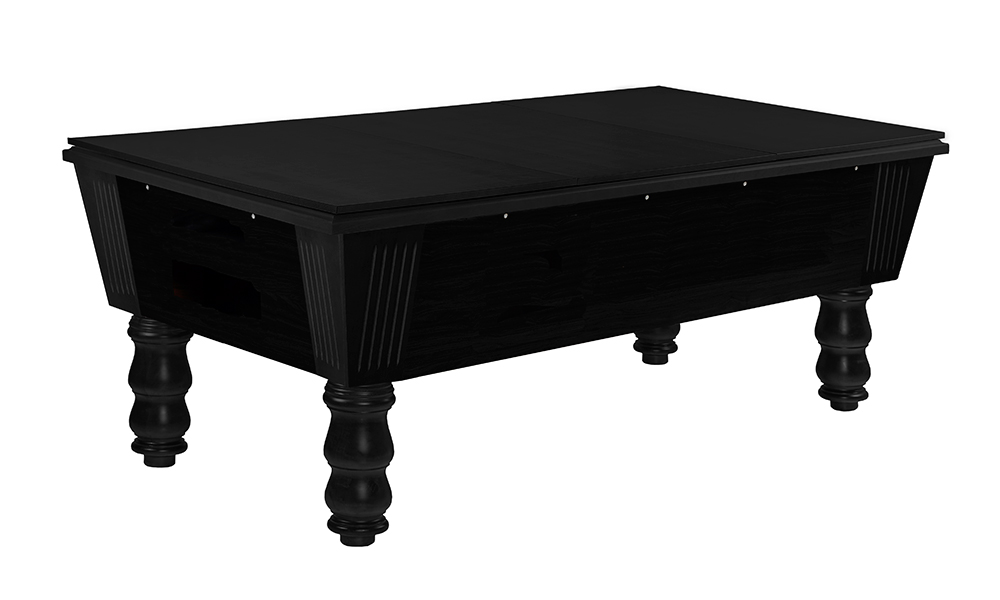 Mesa de billar Málaga convertible con tapa de comedor de madera maciza — El Billar