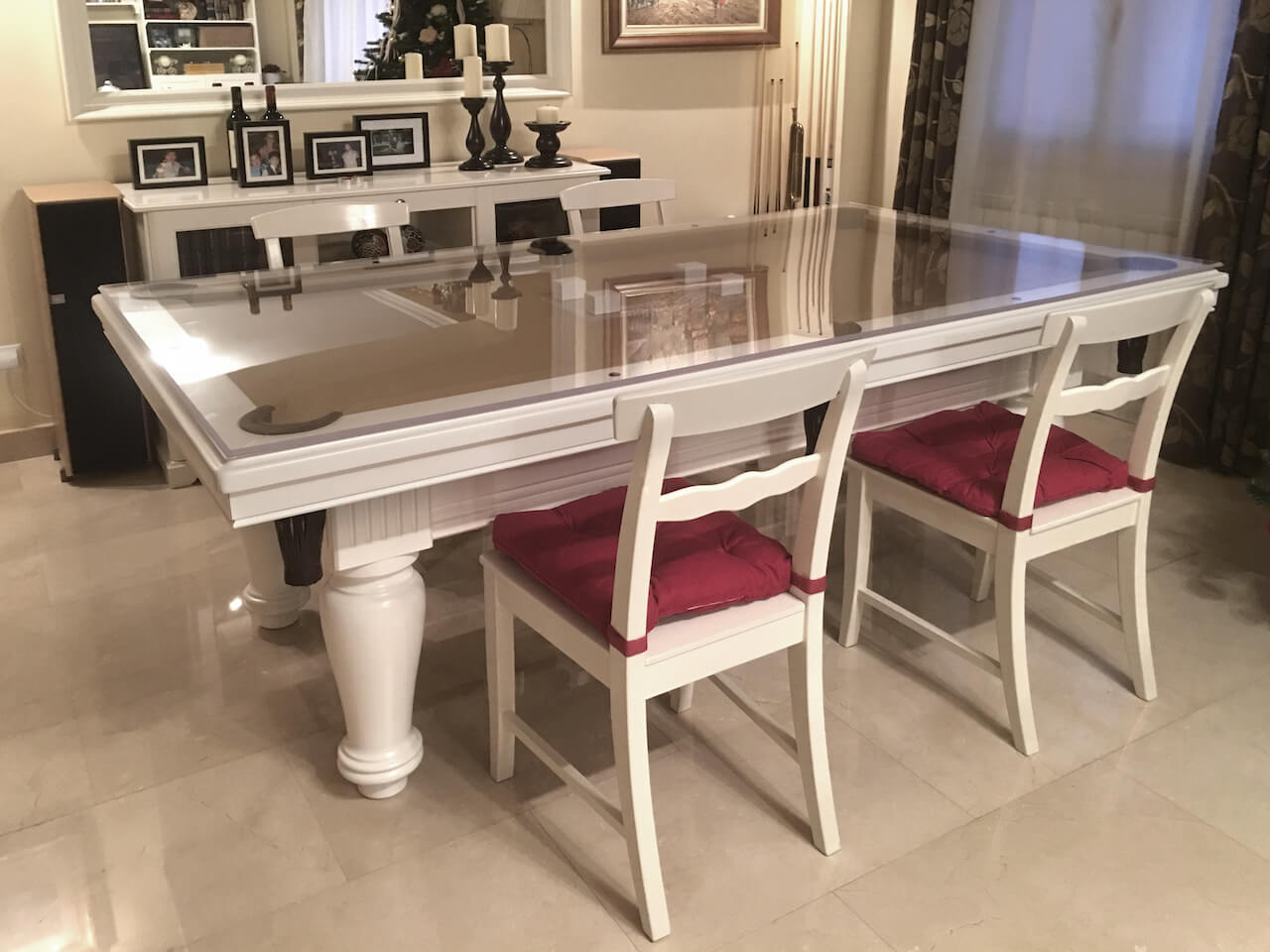 mesa de billar convertible en mesa