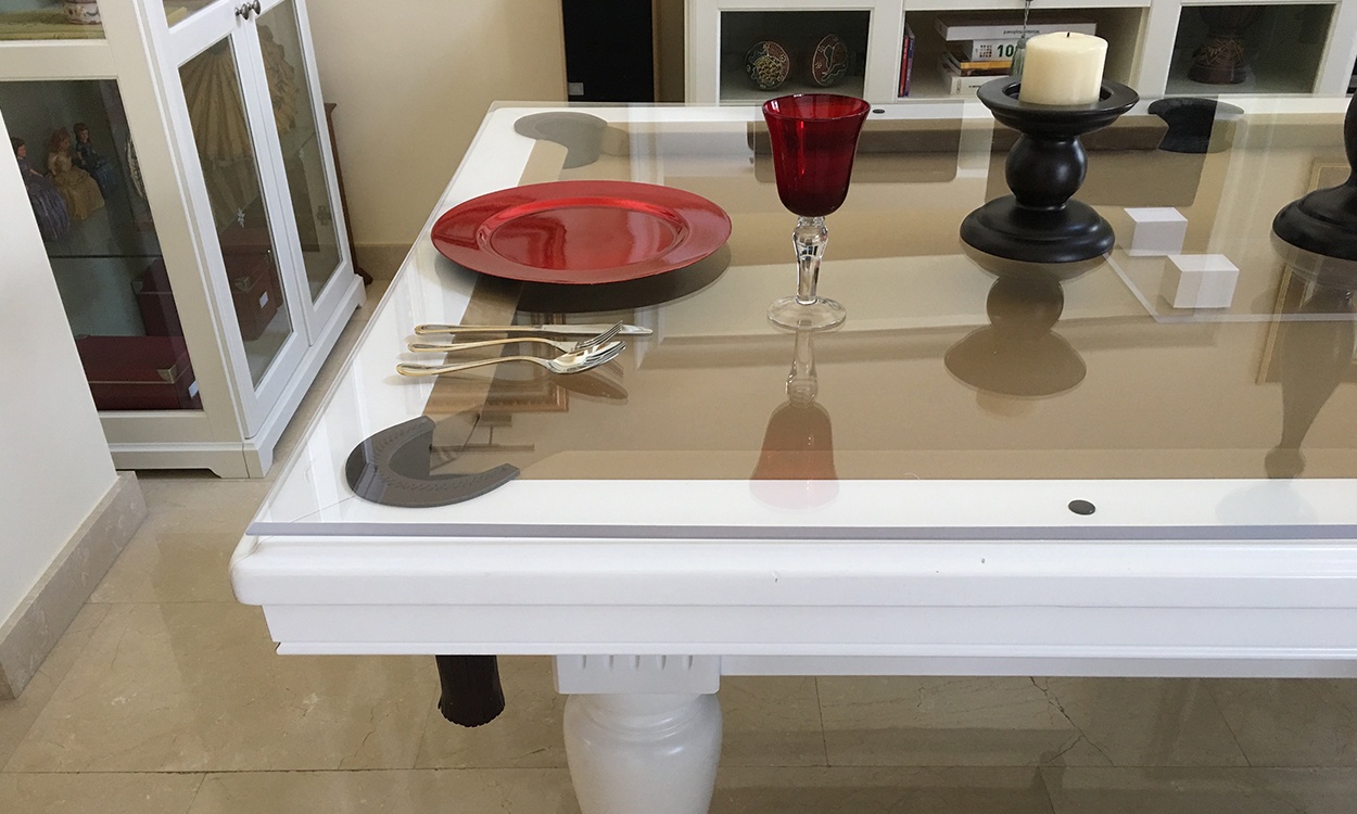 Billar convertible, tapa mesa de comedor