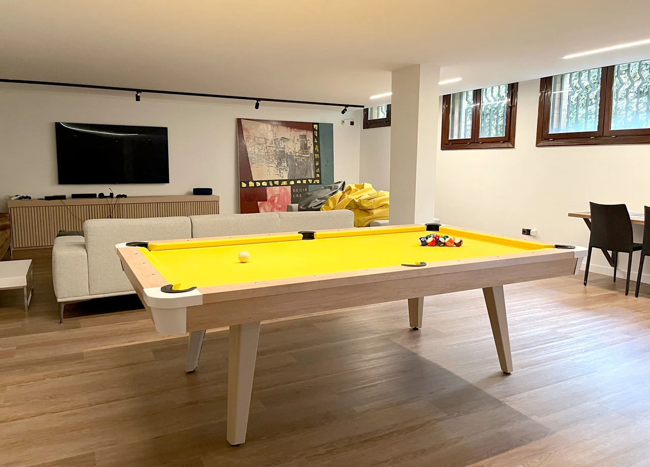 BILLARES - GALERIA FOTOS MODELO SARA HOME 6 billar madera hierro